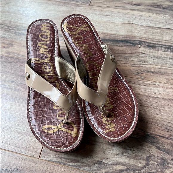 Sam Edelman Wedge Sandals - Picture 1 of 6
